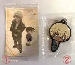 名探偵コナン　コナン・安室コレクションカード&ラバーストラップ