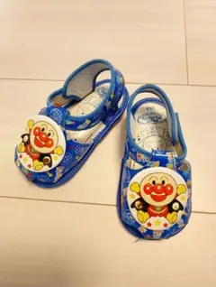 アンパンマン サンダル 13.5cm 青