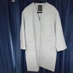 studioCLIP グレー ノーカラージャケット M