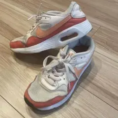 Nike エアクッション スニーカー ベージュ/ピンク