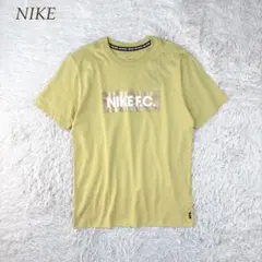 NIKE F.C. 新品 ナイキ ボックスロゴ Tシャツ イエロー 半袖