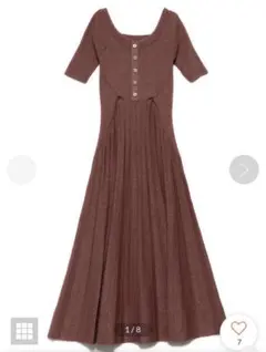 リリーブラウン Lily Brown 2Wayニットワンピース （ブラウン）