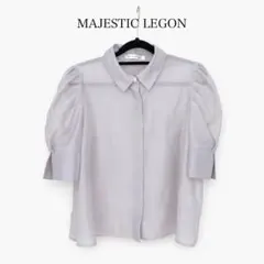 MAJESTIC LEGON パフスリーブ ブラウス 半袖のサムネイル