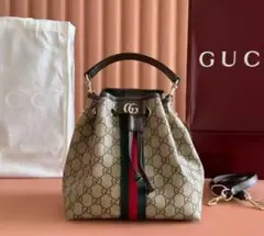 GUCCI オフィディア GGスプリーム バケットバッグ