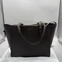 美品】 CHARLES&KEITH レザー バッグ A4&PC収納可 ブラウン | Mercari