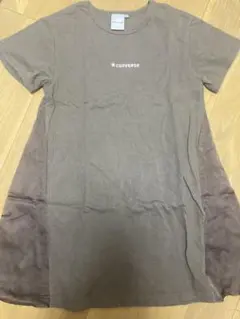 CONVERSE 半袖ワンピース 120cm ブラウンのサムネイル