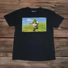 DreamWorks Shrek シュレックt 映画古着 両面プリ メンズ 黒Mのサムネイル