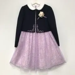 CHOPIN ショパン　フォーマルドレス　130 パープル　紫　入学式　卒園式