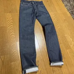日本製【美品】マインデニムminedenimスリムデニムパンツ3ほぼリジッド