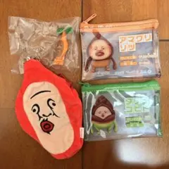 こびとづかん マスコット ポーチ 3点セット