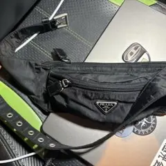 PRADA ボディバッグ ブラック ナイロン