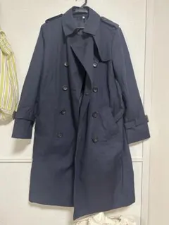 無印良品　Mサイズ ネイビー トレンチコート