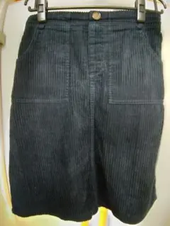 earth music&ecology ネイビー コーデュロイ スカート M