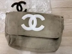 c*o様 CHANEL シャネル ミニバッグ ポーチ コーヒーブラウン×ホワイト