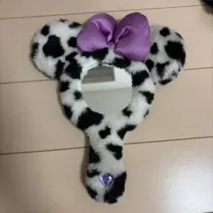 ディズニー　ヒョウ柄　鏡