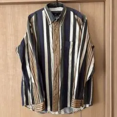 CHAPS RALPH LAUREN シャツ L マルチストライプ 長袖 古着