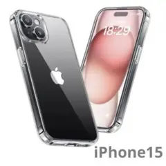iPhoneケース　iPhone15　クリアケース　カメラ保護　アレンジ　韓国