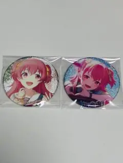 プロセカ　グリッター缶バッジ　桃井愛莉　2点