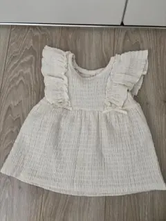 アイボリー フリル トップス 95cm以下