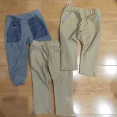 90cm カジュアルパンツ 3点セット