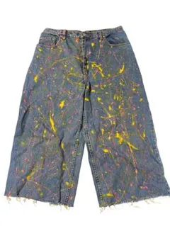 90s usa製 ポロジーンズ ペンキデニムのサムネイル