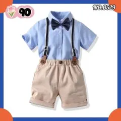子供フォーマルキッズスーツベビー男の子入園式ワイシャツ赤ちゃんサロペット