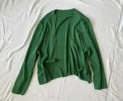 ★美品★ オシャレなグリーン カーディガン ♪