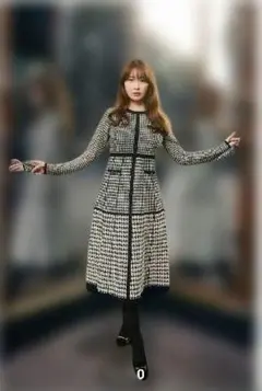 【お値下げ】Her lip to ハーリップトゥ　千鳥格子柄コート　Mサイズ Her lip to on X