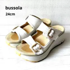 美品✨️bussola【24cm】BMS　山羊革ダブルベルトサンダル　現行品のサムネイル