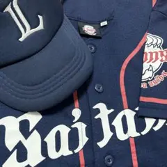 西武 ライオンズ ユニフォーム 150 キャップ 帽子 キッズ 未着用