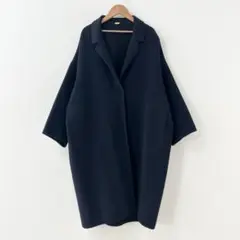 極美品✨定価8.2万　ドゥーズィエムクラス　ウールアンゴラリバーコート　ネイビー 2026年最新】deuxieme classe ウールアンゴラリバーコートの人気