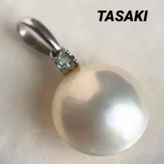 ✨テリ◎✨TASAKI マベパール 13mm ブルートパーズ ペンダントトップ