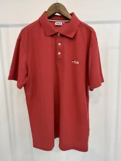FILA ポロシャツ レッド Lサイズのサムネイル