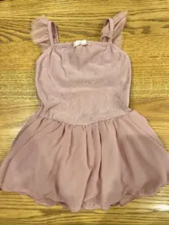 チャコット　120サイズ　ピンクフリルレオタード
