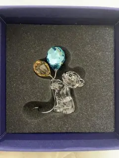 SWAROVSKI 風船ベア クマ メモ フォトスタンド