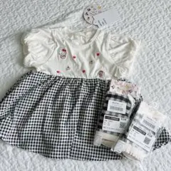 アプレレクール サンリオ　チュニックTシャツ　靴下　大人サイズ＆16-18cmのサムネイル