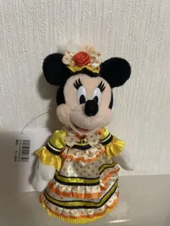 ミッキー＆カンパニー　ミニーぬいぐるみバッジ