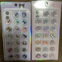 ２枚セット　マイメロ　クロミ　おはじき　シール