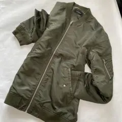 メンズ カーキM1ふうジャケット　XL