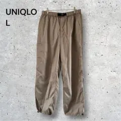 UNIQLO ユニクロ ナイロン カーゴ イージー ワーク パンツ L テック