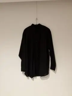 26SS COMOLI KAHDIコットン コモリシャツ BLACK 3のサムネイル
