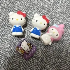 キティ マイメロ　ミニフィギュア 3体セット　バッチ