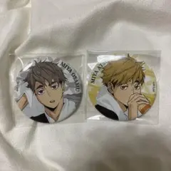 ハイキュー 極楽湯 缶バッジ 宮侑 宮治