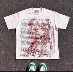 graphic print t opium y2k 00 archive