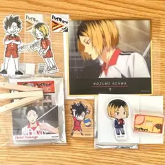 ハイキュー!!グッズ 音駒【孤爪研磨 黒尾鉄朗】ダイソー ジャックインザドーナツ