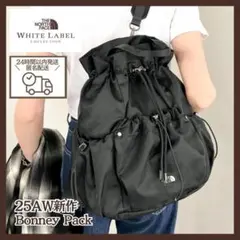 【韓国限定】ノースフェイス ホワイトレーベル ボニーパック M ブラック