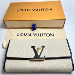 LOUIS VUITTON ポルトフォイユ カプシーヌ ベージュ M81305