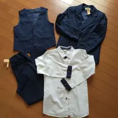 150サイズ☆ネイビー フォーマルスーツセット