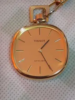 TISSOT STYLIST ゴールド懐中時計手巻き時計