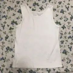 ホワイト タンクトップ LL